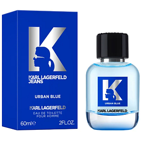 Karl Lagerfeld Jeans Urban Blue Eau de Toilette für Männer 60 ml