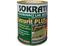 Sokrates Lazurit Plus středněvrstvá lazura na dřevo, bezbarvá, 0,7 kg