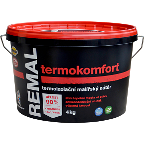 REMAL Termokomfort Wärmeisolierfarbe für Wände, 4 kg