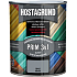 Hostagrund Prim 3v1 S2177 Grund- und Deckfarbe für Metall, 0912 Aluminium, 600 ml
