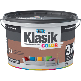 Het Klasik Color Malerfarbe, 0277 braun, 4 kg