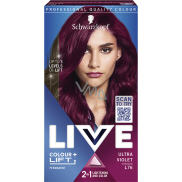 Schwarzkopf Live Colour + Lift Haarfarbe Ultra Violett L76, 60 ml