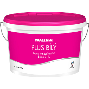 Supermal Plus Weiß für Innenanstriche, 7,5 kg