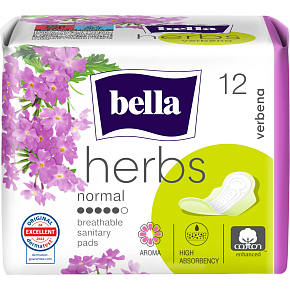 Bella Herbs Verbena Deo Fresh Damenbinden, 12 Stk 1238