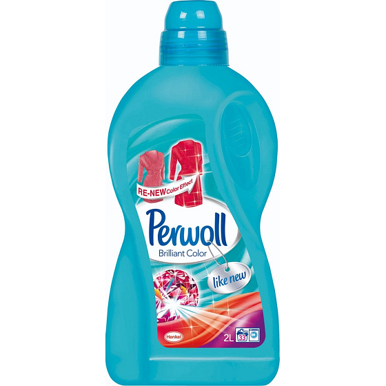 Perwoll Brilliant Color Flüssigwaschgel für farbige Wäsche 2 l