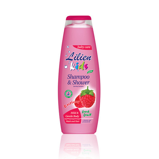 Lilien Kids Raspberry 2 in 1 Shampoo und Duschgel für Kinder 300 ml