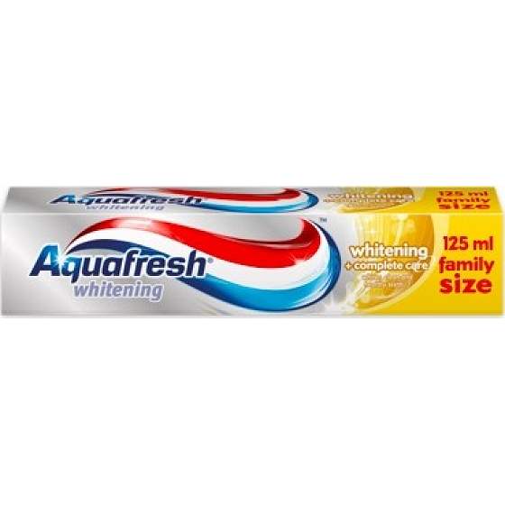 Aquafresh Complete Care & Whitening Zahnpasta mit Bleaching-Effekt 125 ml