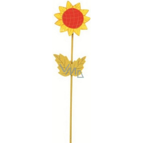 Sonnenblume auf einer frühlingsgelben Aussparung 28 cm