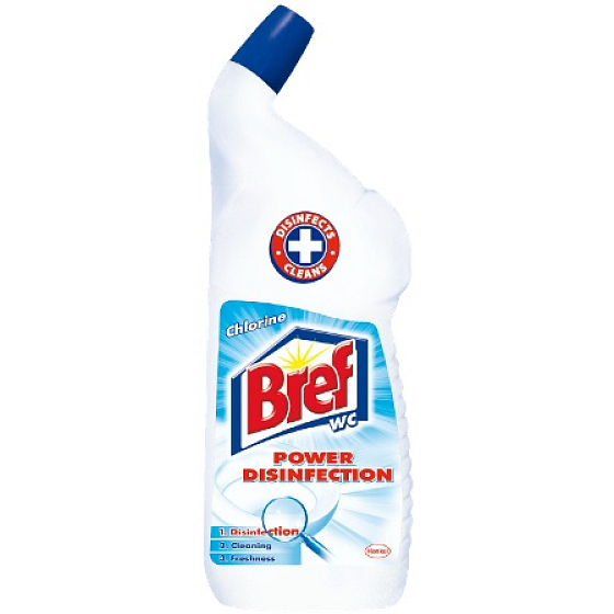 Bref Power Desinfektionsgel Chlordesinfektions-Toilettenreiniger 750 ml