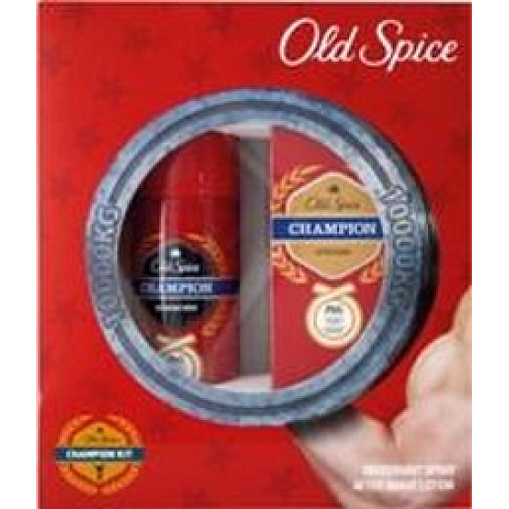 Old Spice Champion Deospray 125 ml + Aftershave 100 ml, Kosmetikset