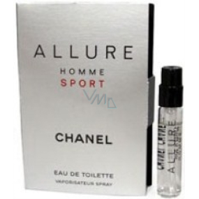 Chanel Allure Homme Sport Eau de Toilette 2 ml mit Spray, Fläschchen
