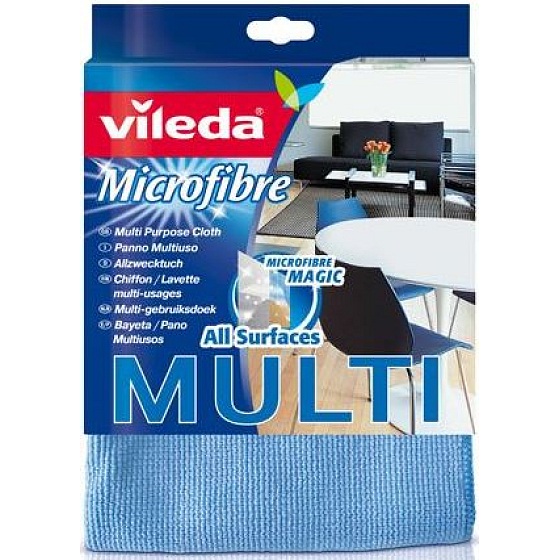 Vileda Mikrofaser Mikrofaser multifunktional 32 x 32 cm 1 Stück