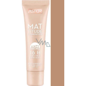 Astor Mattitude Foundation Anti Shine 16h Glanzkontrolle Make-up 301 Honig 30 ml