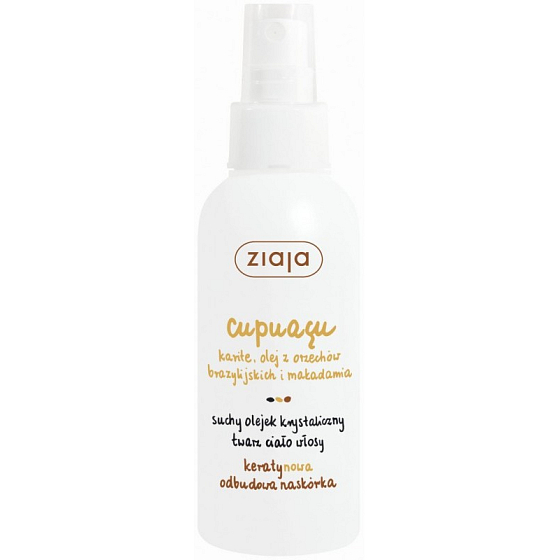 Ziaja Cupuacu kristallines Trockenöl für Gesicht, Körper, Haar 100 ml Spray