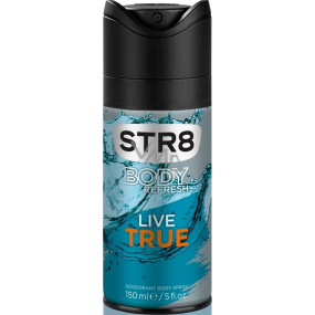 Str8 Live True Deodorant Spray für Männer 150 ml