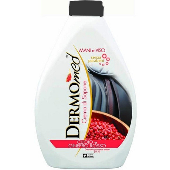 Nachfüllen von Dermomed Leather & Red Juniper Flüssigseife 300 ml
