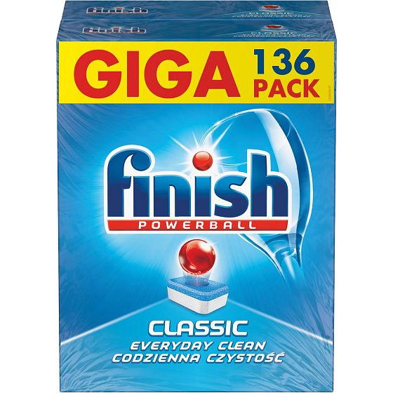 Finish Classic Regular Geschirrspülertabletten 2 x 68 Stück