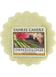 Yankee Candle Lemongrass & Ginger - Zitronengras und Ingwer Duftwachs für Aromalampe 22 g
