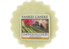 Yankee Candle Lemongrass & Ginger - Zitronengras und Ingwer Duftwachs für Aromalampe 22 g