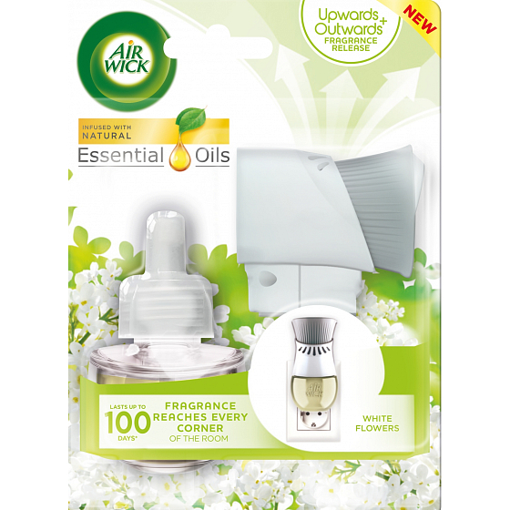 Air Wick Fresh Elfenbein Freesia Bloom - Weiße Freesienblüten elektrischer Lufterfrischer Set 19 ml