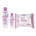 Evoluderm Mizellenreinigungswasser Mizellenwasser für trockene und empfindliche Haut 250 ml + Make-up-Tücher 25 Stück + Mizellenwasser 100 ml Kosmetikset