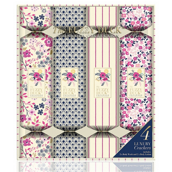 Baylis & Harding Forest Bell und Flower Meadow Flüssigseife 2 x 30 ml + Körperlotion 2 x 30 ml, Kosmetikset