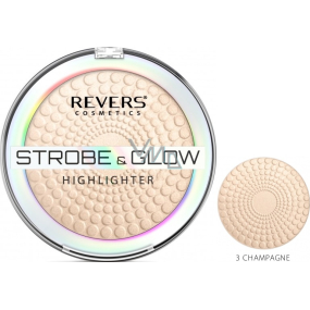 Revers Strobe & Glow Highlighter Aufhellpulver 03 Champagner 8 g