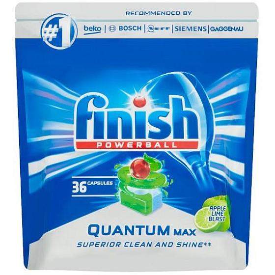 Fertig Quantum Max Apple & Lime Geschirrspüler Tabletten 36 Stück