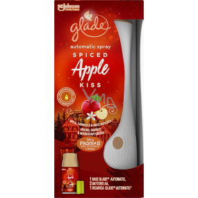 Glade Spiced Apple Kiss mit dem Duft von Apfel, Zimt und Muskatnuss automatischer Lufterfrischer 269 ml