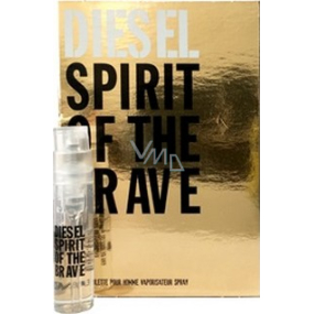 Diesel Spirit Of The Brave Eau de Toilette für Männer 1,2 ml mit Spray, Fläschchen