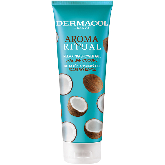 Dermacol Aroma Ritual Brasilianische Kokosnuss - Brasilianisches Kokosnuss-entspannendes Duschgel 250 ml