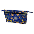 Abella WC Kosmetikhandtasche 30 x 20,5 x 5,5 cm, Muster blau NA04