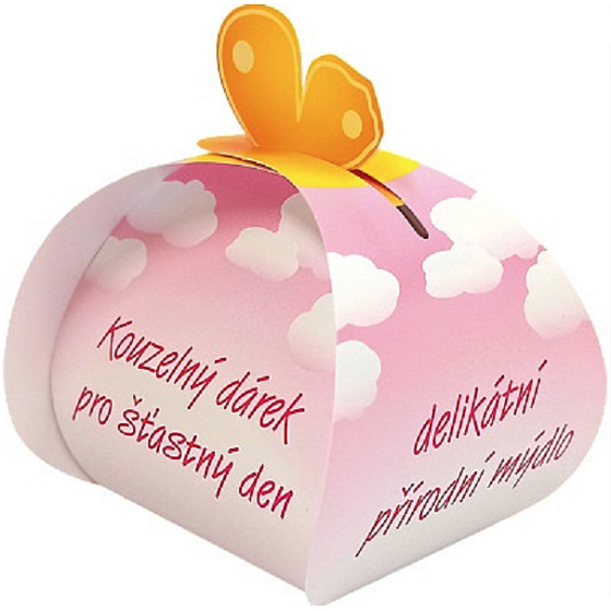 Magisches Geschenk Zarte Naturseife aus Pflanzenölen Happy Day 50 g