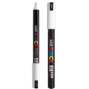 Posca Universal-Acrylmarker 0,7 mm Weiß PC-1MR