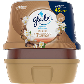 Glade Sensual Sandelholz & Jasmin duftendes Gel für das Badezimmer 180 g