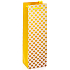 Nekupto Geschenk Papierflaschentüte 10 x 33 x 8,5 cm Gelbe Ornamente 2026 01 KFLH