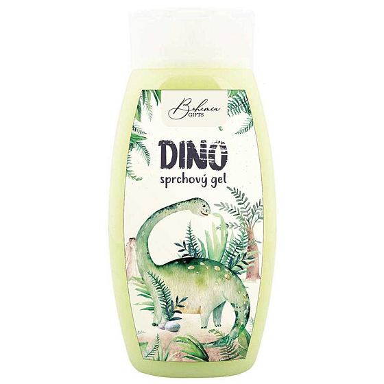 Bohemia Gifts Kids Dino Duschgel für Kinder grün 250 ml