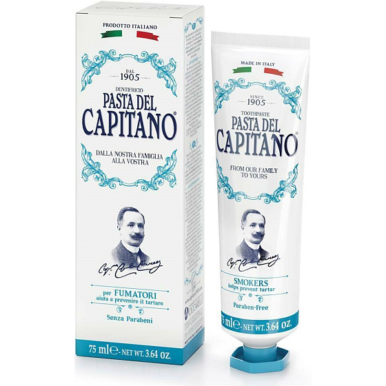 Pasta Del Capitano 1905 Raucherzahnpasta für Raucher 75 ml