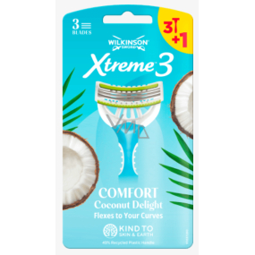 Wilkinson Xtreme 3 Comfort Coconut Delight Damenrasierer 4 Stück