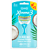 Wilkinson Xtreme 3 Comfort Coconut Delight Damenrasierer 4 Stück