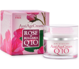 Rose of Bulgaria Anti-Age Anti-Falten Hautcreme mit Coenzym Q10 und Rosenwasser 50 ml