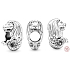 Charm Sterling Silber 925 Merlion Symbol Syngapuru, Reisearmband Perle