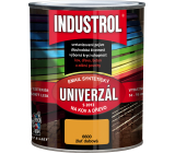 Industrol S2013 universell glänzend Oberfarbe für Metall und Holz, 6600 Eichen-Gelb, 750 ml