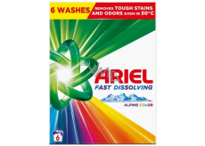 Ariel Color prací prášek na barevné prádlo 6 dávek 330 g