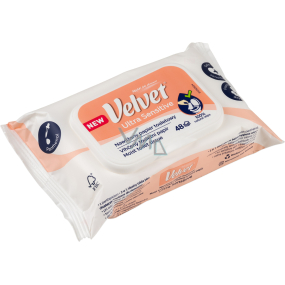 VELVET feuchte Toilettentücher/Toilettenpapier ultra sensitiv 48 Stk VELVET feuchte Toilettentücher/Toilettenpapier ultra sensitiv 48 Stk