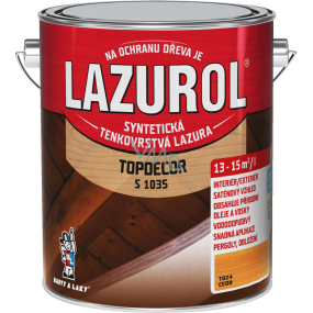 Lazurol Topdecor S1035 dünnschichtige Lasur für Holz T024 Zeder, 2,5 l