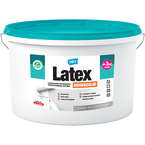 Het Latex universell, weiß, 10+3 kg