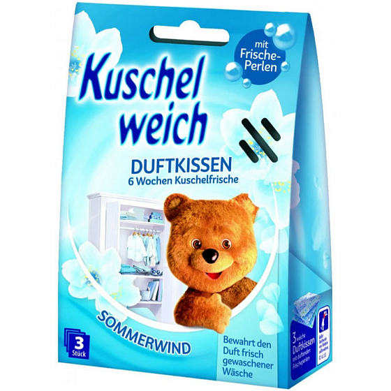 Kuschelweich Duftbeutel für den Kleiderschrank Sommerbrise 3 Stück