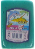 Abella Kids Delfi Badeschwamm 11 x 7 x 4 cm verschiedene Farben 1 Stück