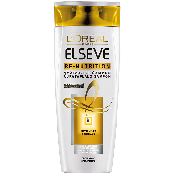 Loreal Paris Elseve Re-Nutrition nährendes Shampoo für trockenes und trockenes Haar 250 ml